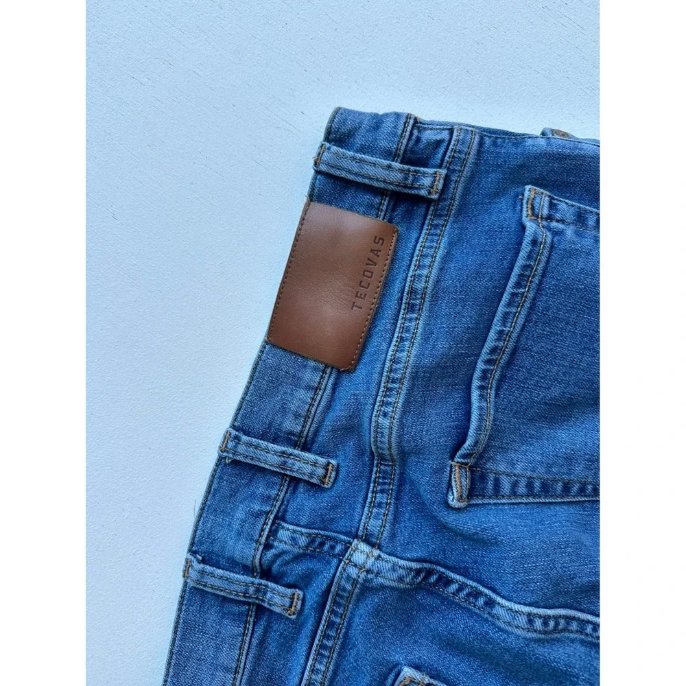Tecovas Slim Jean Mens 31x30 Medium Blue Denim Stretch SLM2021 Western Casual